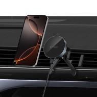 Магнитна стойка за автомобил с MagSafe безжично зареждане 15W от Tech Protect MM15W-VS5 - Черна