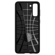 Удароустойчив кейс за Samsung Galaxy S21 от Spigen Rugged Armor - Черен