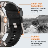 Силиконова каишка за Apple Watch 6 / 7 / 8 / 9 / 10 / SE / ULTRA 1 / 2 (44 / 45 / 46 / 49 MM) от Spigen DuraPro Armor  - Military Green