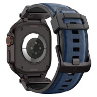 Силиконова каишка за Apple Watch 6 / 7 / 8 / 9 / 10 / SE / ULTRA 1 / 2 (44 / 45 / 46 / 49 MM) от Spigen DuraPro Armor  - Navy Blue