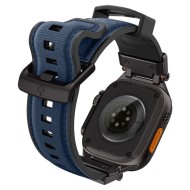 Силиконова каишка за Apple Watch 6 / 7 / 8 / 9 / 10 / SE / ULTRA 1 / 2 (44 / 45 / 46 / 49 MM) от Spigen DuraPro Armor  - Navy Blue