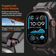 Силиконова каишка за Apple Watch 6 / 7 / 8 / 9 / 10 / SE / ULTRA 1 / 2 (44 / 45 / 46 / 49 MM) от Spigen DuraPro Armor  - Navy Blue