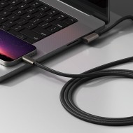 Кабел за зареждане USB-C / USB-C 240w 4K 60Hz от Ringke USB 3.2 Gen 200см - Черен
