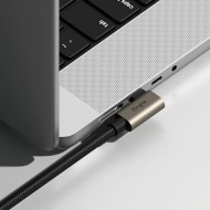 Кабел за зареждане USB-C / USB-C 240w 4K 60Hz от Ringke USB 3.2 Gen 200см - Черен