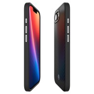 Хибриден кейс с MagSafe за iPhone 16е от Spigen Enzo Aramid Mag -Matte Black