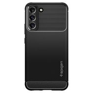 Удароустойчив кейс за Samsung Galaxy S22 от Spigen Rugged Armor - Черен