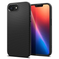 Силиконов кейс за iPhone 16e от Spigen Liquid Air - Matte Black