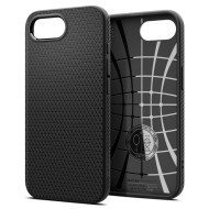Силиконов кейс за iPhone 16e от Spigen Liquid Air - Matte Black