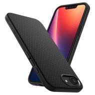 Силиконов кейс за iPhone 16e от Spigen Liquid Air - Matte Black