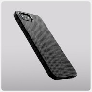 Силиконов кейс за iPhone 16e от Spigen Liquid Air - Matte Black