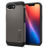 Удароустойчив, твърд кейс с MagSafe за iPhone 16e от Spigen Tough Armor Mag - Gunmetal