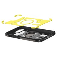 Удароустойчив, твърд кейс с MagSafe за iPhone 16e от Spigen Tough Armor Mag - Gunmetal