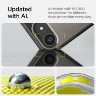 Удароустойчив, твърд кейс с MagSafe за iPhone 16e от Spigen Tough Armor Mag - Gunmetal