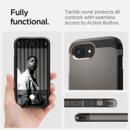 Удароустойчив, твърд кейс с MagSafe за iPhone 16e от Spigen Tough Armor Mag - Gunmetal