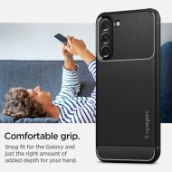 Удароустойчив кейс за Samsung Galaxy S22 от Spigen Rugged Armor - Черен