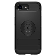Удароустойчив кейс с MagSafe за iPone 16e от Spigen Slim Armor Mag - Black