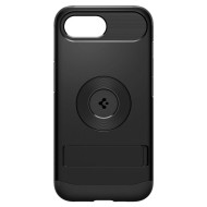 Удароустойчив кейс с MagSafe за iPone 16e от Spigen Slim Armor Mag - Black