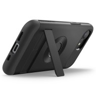 Удароустойчив кейс с MagSafe за iPone 16e от Spigen Slim Armor Mag - Black