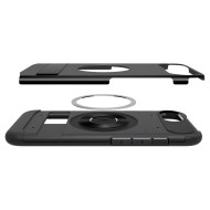 Удароустойчив кейс с MagSafe за iPone 16e от Spigen Slim Armor Mag - Black