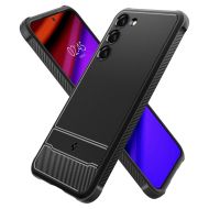 Удароустойчив кейс за Samsung Galaxy S23 от Spigen Rugged Armor - Черен