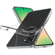 Удароустойчив, силиконов кейс за Samsung Galaxy A56 5G от Spigen Liquid Crystal - Crystal Clear