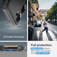 Удароустойчив кейс за Samsung Galaxy S23 от Spigen Rugged Armor - Черен
