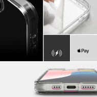 Удароустойчив твърд кейс за iPhone 16e от Ringke Fusion - Прозрачен