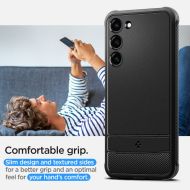 Удароустойчив кейс за Samsung Galaxy S23 от Spigen Rugged Armor - Черен