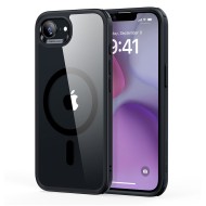 Силиконов кейс с MagSafe за iPhone 16e от ESR Classic Hybrid Halolock - Clear Black