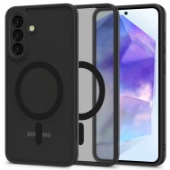 Твърд кейс с MagSafe пръстен за Samsung Galaxy A56 5G от Tech-Protect MagMat - Matte Black
