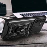 Удароустойчив калъф за Samsung Galaxy A56 5G от Tech-Protect CamShield Pro - Черен
