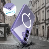 Хибриден кейс с MagSafe за Samsung Galaxy A36 5G от Tech-Protect Flexair Hybrid - Прозрачен