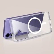 Хибриден кейс с MagSafe за Samsung Galaxy A36 5G от Tech-Protect Flexair Hybrid - Прозрачен