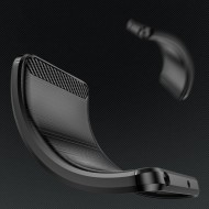 Удароустойчив кейс за Motorola G15 / G15 Power от Tech-Protect TPUcarbon - Черен