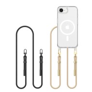 Кейс с ремък и MagSafe за iPhone 16e от Tech-Protect FlexAir Chain - Прозрачен