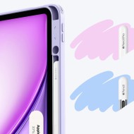 Силиконов тефтер  за iPad Air 13” 1 / 2 / 2024-2025  от  ESR Flip Hybrid -  Purple