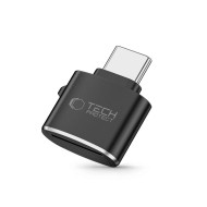 Преходник на Thech-Protect Ultraboost от Type C към четец на карта Micro SD/TF - Black