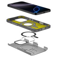  Удароустойчив кейс с MagSafe за iPhone 16 Pro  от Spigen Tough Armor T Mag - Frost Black