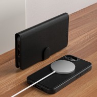 Кожен тефтер с MagSafe за iPhone 16e от Tech-Protect Wallet MagSafe - Черен