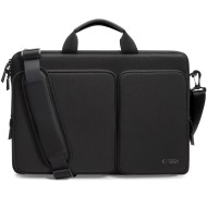 Удароустойчива чанта за лаптоп 17 инча с 4 джоба отTech-Protect Defender Bag - Черен