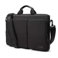 Удароустойчива чанта за лаптоп 17 инча с 4 джоба отTech-Protect Defender Bag - Черен