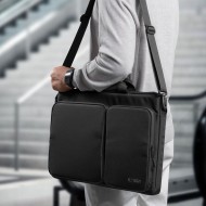 Удароустойчива чанта за лаптоп 17 инча с 4 джоба отTech-Protect Defender Bag - Черен