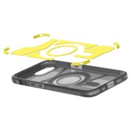 Удароустойчив, твърд кейс с MagSafe за iPhone 16e  от Spigen Tough Armor Mag - Blacka