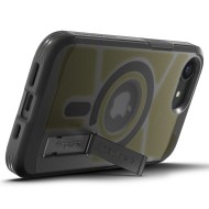 Удароустойчив, твърд кейс с MagSafe за iPhone 16e  от Spigen Tough Armor Mag - Blacka