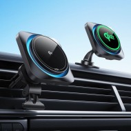 Стойка за автомобил с MagSafe безжично зареждане 15W от ESR Halolock Cryoboost QI2  - Frosted Onyx