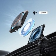 Стойка за автомобил с MagSafe безжично зареждане 15W от ESR Halolock Cryoboost QI2  - Frosted Onyx
