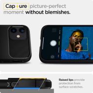 Удароустойчив кейс за iPhone 12 Mini от Spigen Rugged Armor - Черен