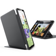 Силиконов тефтер за iPad 10.9 4 / 5 / 2020-2022 / 11" 6 / 7 / 2024 - 2025 от ESR Flip Hybrid - Черен