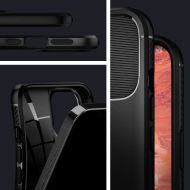 Удароустойчив кейс за iPhone 12 / 12 Pro от Spigen Rugged Armor - Черен