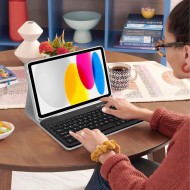 Калъф с блутут клавиатура за iPad 10.9” 10 / 2022 / 11” 11 / 2025 от Tech-Protect SC Pen - Сив